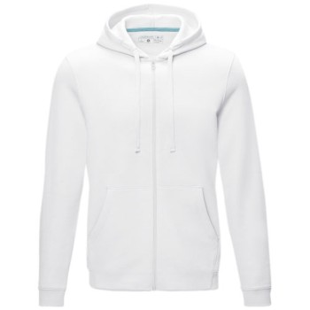 Felpa Ruby da uomo con cappuccio e full zip in tessuto organico riciclato