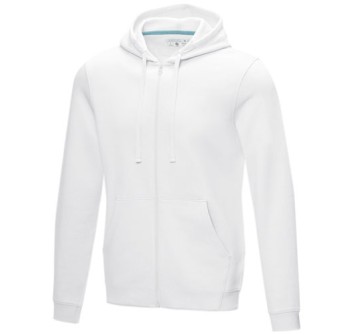 Felpa Ruby da uomo con cappuccio e full zip in tessuto organico riciclato