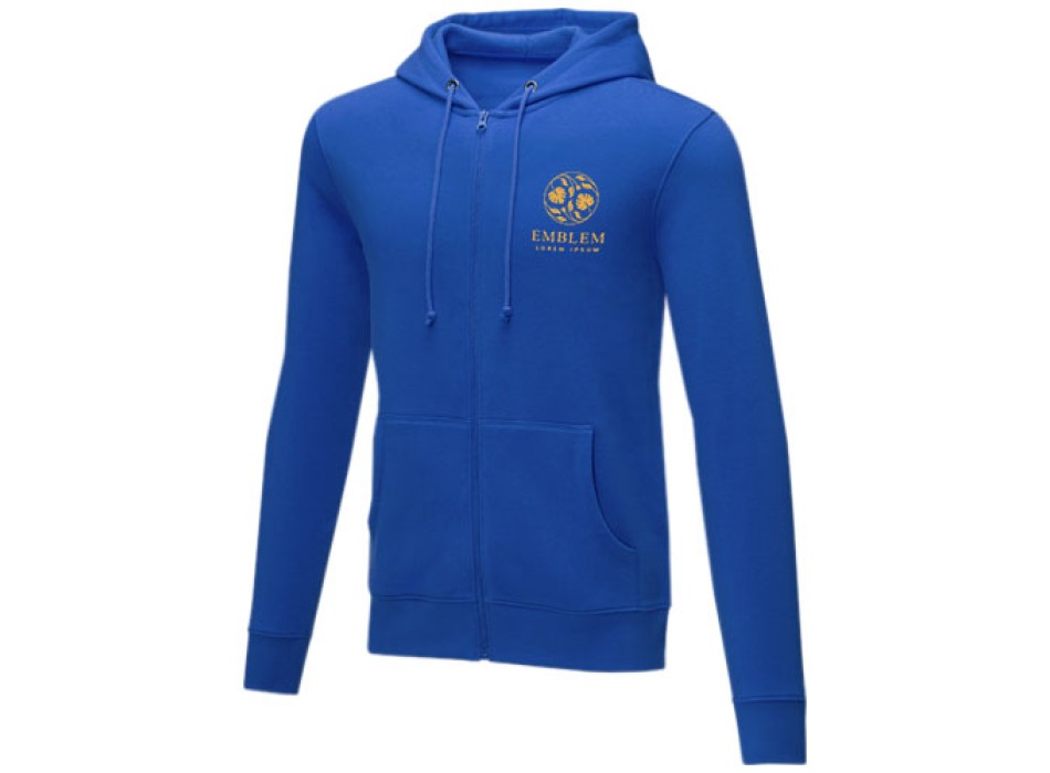 Felpa Theron con cappuccio full zip da uomo