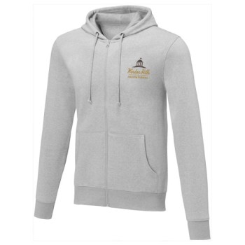 Felpa Theron con cappuccio full zip da uomo