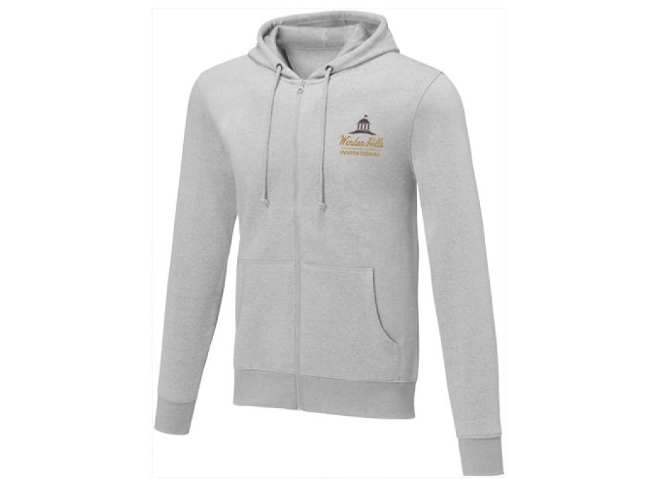 Felpa Theron con cappuccio full zip da uomo