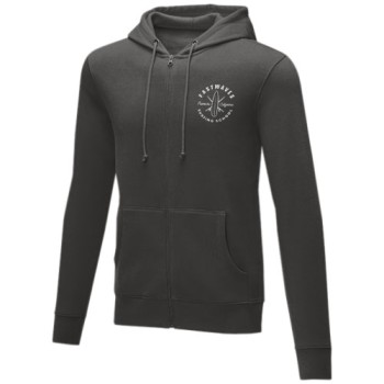 Felpa Theron con cappuccio full zip da uomo