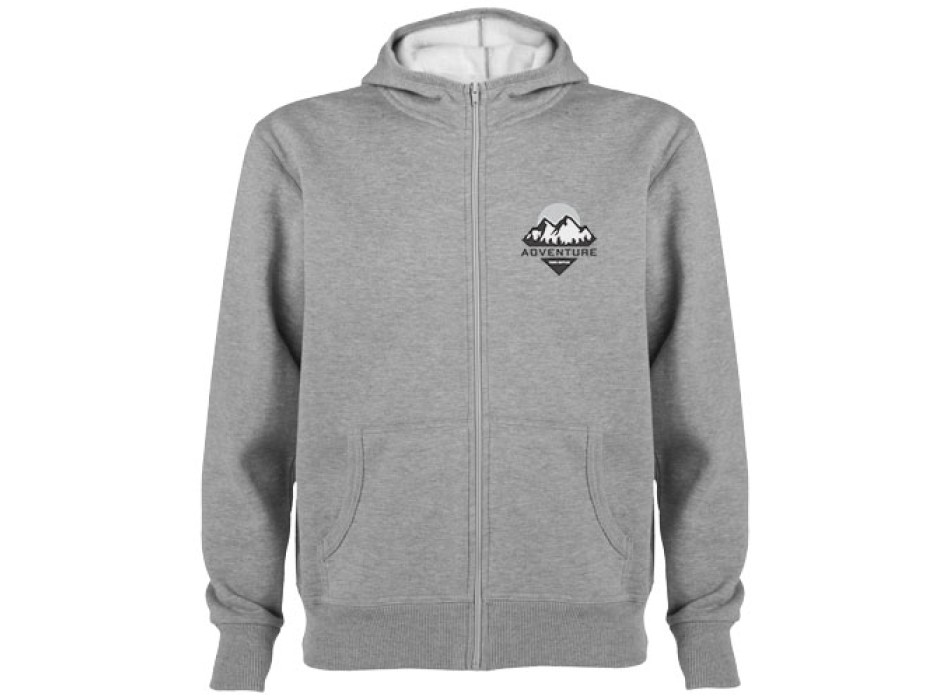 Felpa unisex con cappuccio e zip intera da 280 g/m² Montblanc