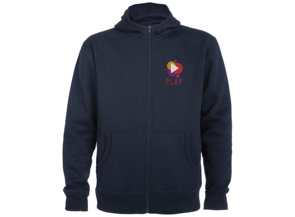 Felpa unisex con cappuccio e zip intera da 280 g/m² Montblanc
