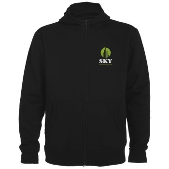 Felpa unisex con cappuccio e zip intera da 280 g/m² Montblanc