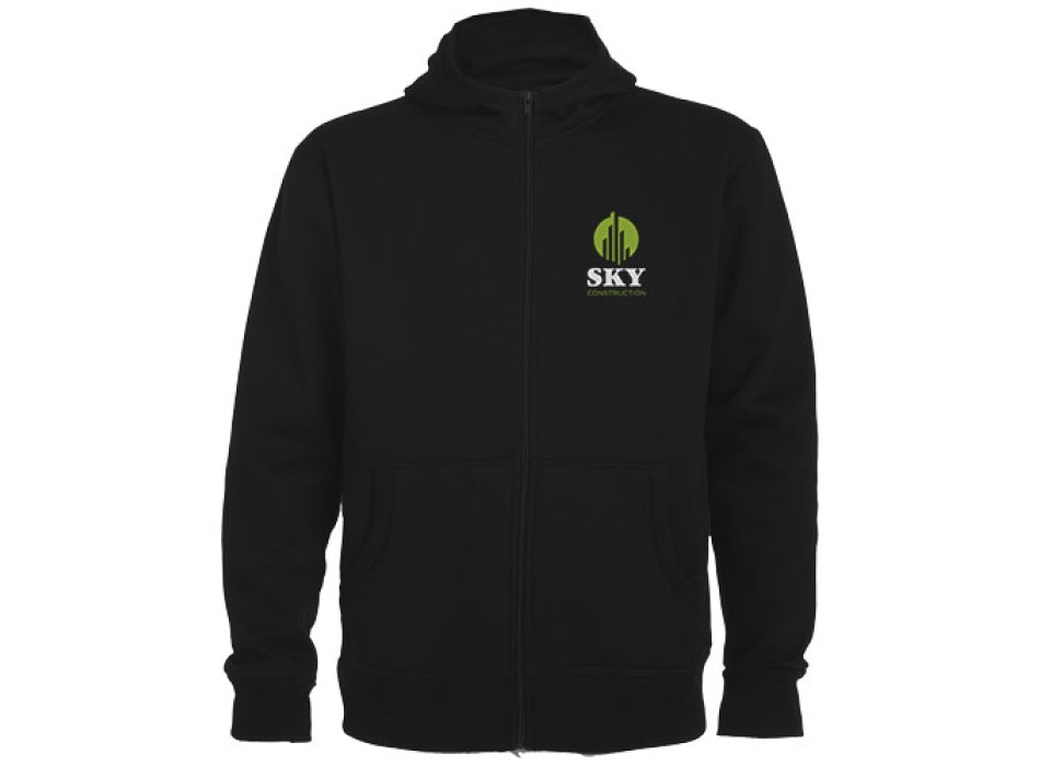 Felpa unisex con cappuccio e zip intera da 280 g/m² Montblanc