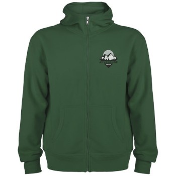 Felpa unisex con cappuccio e zip intera da 280 g/m² Montblanc