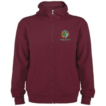 Felpa unisex con cappuccio e zip intera da 280 g/m² Montblanc
