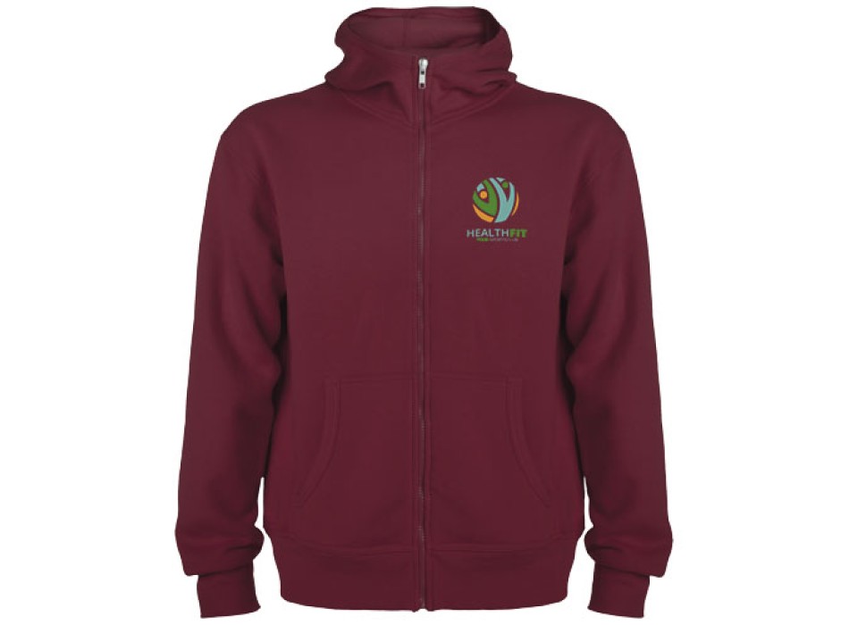 Felpa unisex con cappuccio e zip intera da 280 g/m² Montblanc