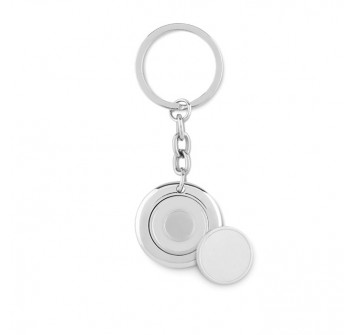 FLAT RING - Portachiavi tondo con moneta