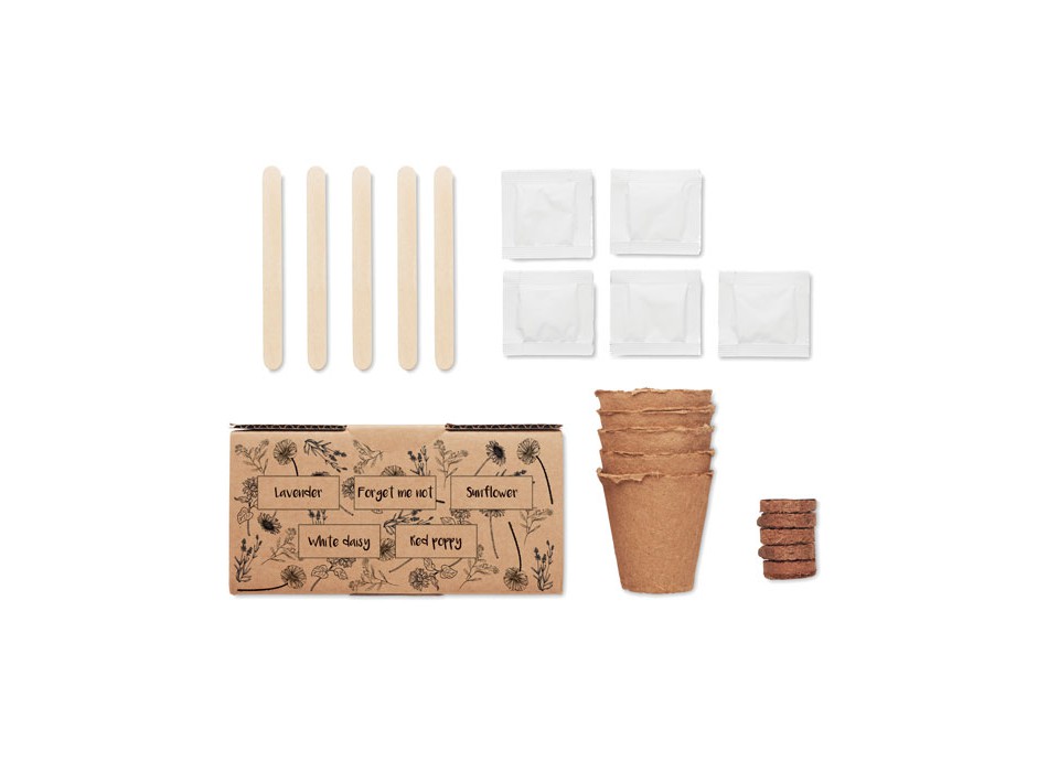 FLOWERS - Kit per coltivare fiori