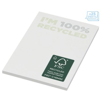 Foglietti adesivi in carta riciclata 50 x 75 mm Sticky-Mate® 