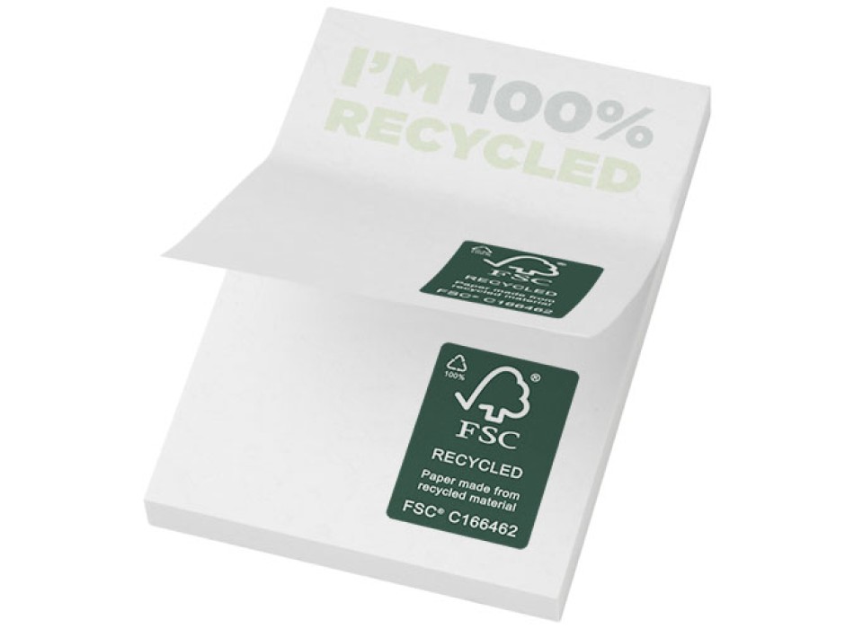 Foglietti adesivi in carta riciclata 50 x 75 mm Sticky-Mate® 