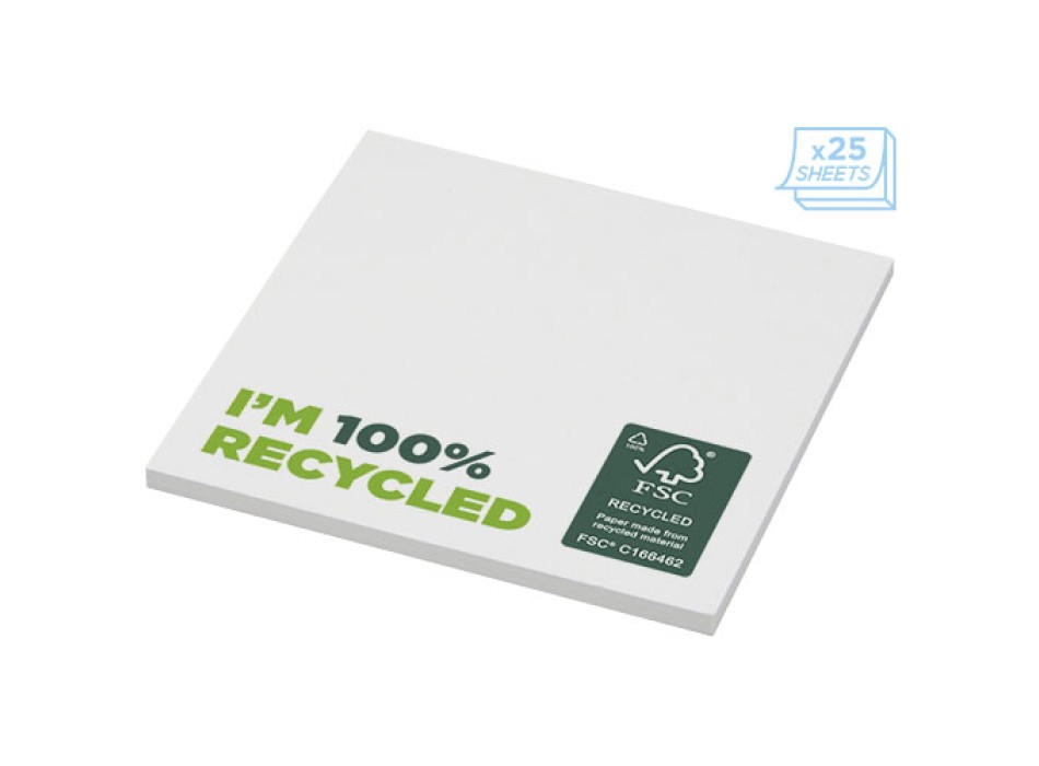 Foglietti adesivi in carta riciclata 75 x 75 mm Sticky-Mate®
