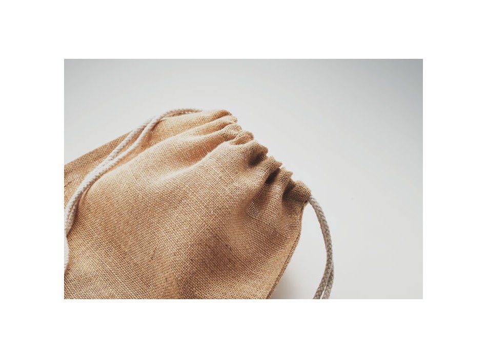 FUKURO - Borsa con coulisse in iuta