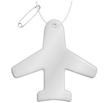 Gancio catarifrangente a forma di aeroplano in TPU con catenella RFX™