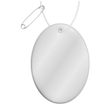 Gancio catarifrangente ovale in PVC con catenella RFX™
