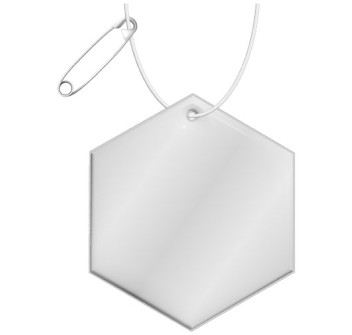  Gancio in PVC catarifrangente esagonale con catenella RFX™