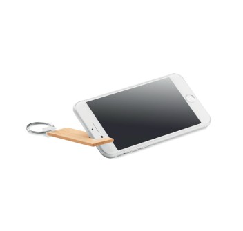 GANKEY - Supporto in bamboo e portachiav