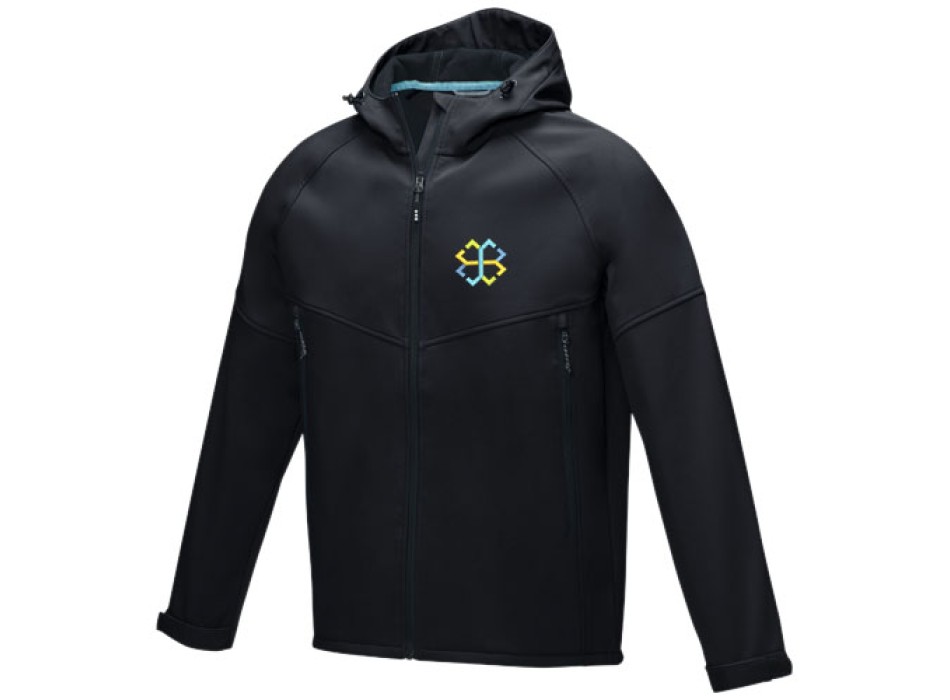 Giacca Coltan da uomo in softshell riciclato