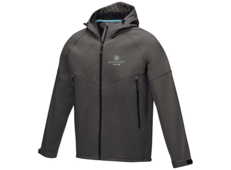 Giacca Coltan da uomo in softshell riciclato