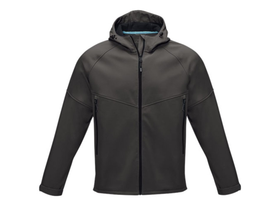 Giacca Coltan da uomo in softshell riciclato
