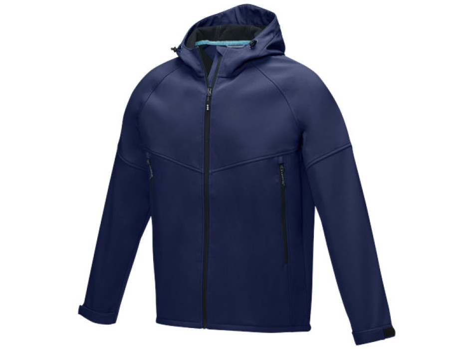 Giacca Coltan da uomo in softshell riciclato