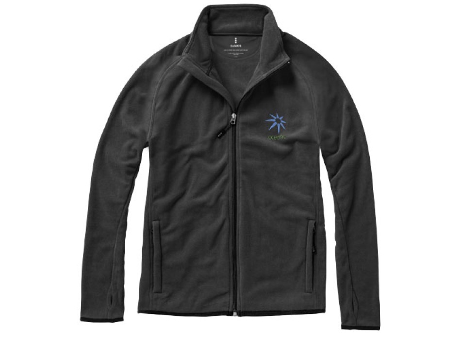Giacca in microfleece Brossard con zip intera da uomo