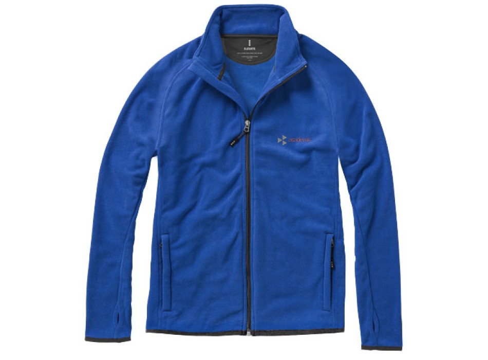 Giacca in microfleece Brossard con zip intera da uomo