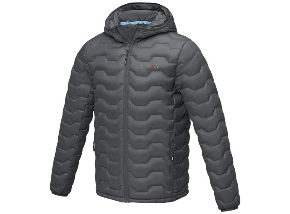 Giacca termica da uomo in piuma e materiale riciclato certificato GRS Petalite