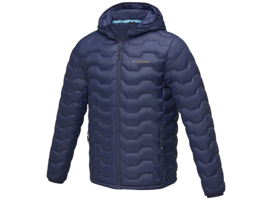 Giacca termica da uomo in piuma e materiale riciclato certificato GRS Petalite