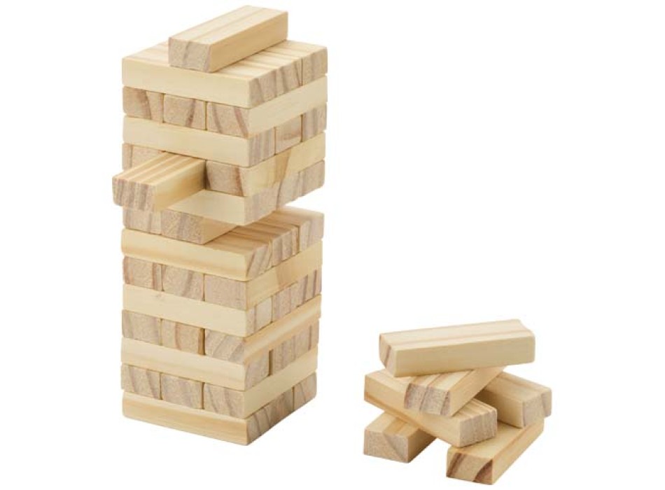 Gioco con torre impilabile in legno Jumble
