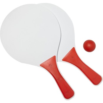 Gioco racchette da spiaggia in legno Eliza