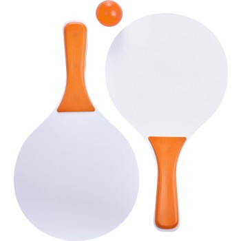Gioco racchette da spiaggia in legno Eliza