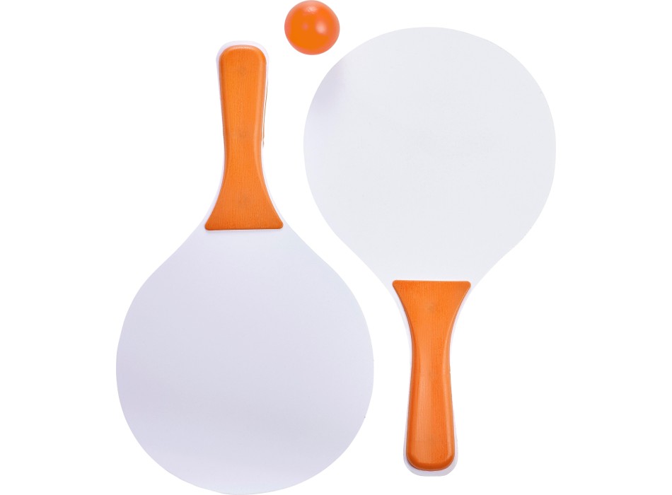 Gioco racchette da spiaggia in legno Eliza