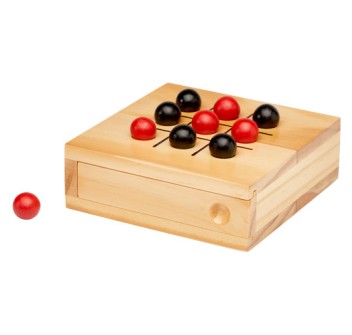 Gioco tris in legno Strobus