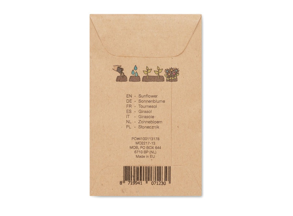 GIRASOL - Semi di girasole in busta kraft