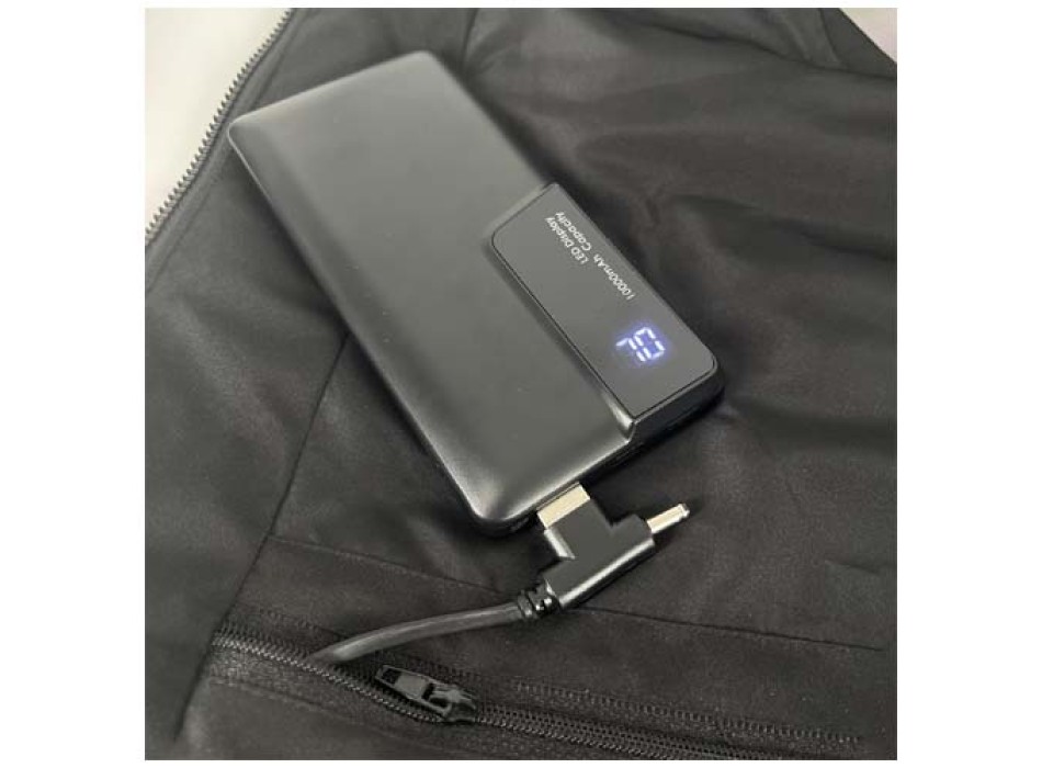 Giubbotto senza maniche riscaldato con power bank SCX.design G01