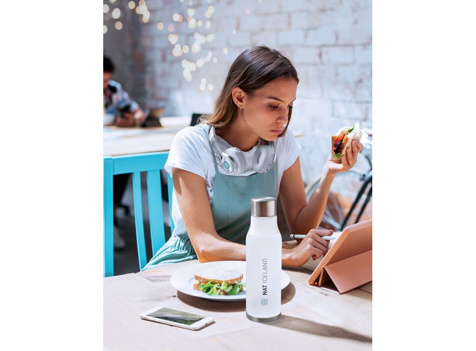 GLACIER RPET - Borraccia in RPET da 600ml