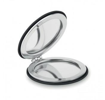 GLOW ROUND - Specchietto rotondo in PU