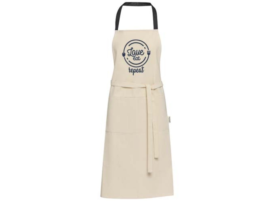 Grembiule in cotone riciclato da 200 g/m² Nia