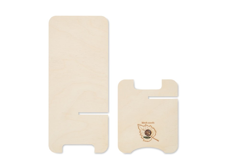 GROUW STAND - Supporto pertelefono betulla