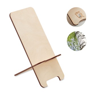 GROUW STAND - Supporto pertelefono betulla