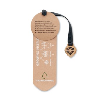 GROWBOOKMARK™ - Segnalibro in legno di pino