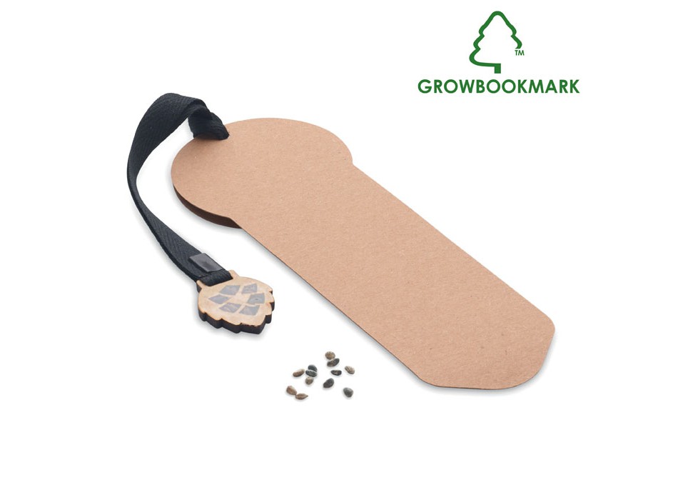 GROWBOOKMARK™ - Segnalibro in legno di pino