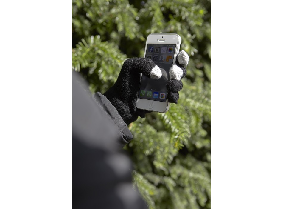 Guanti capacitivi, in poliestere Elena