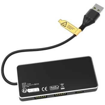 Hub USB 8 in 1 con doppio ingresso e 6 porte SCX.design H20