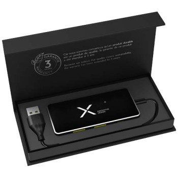 Hub USB 8 in 1 con doppio ingresso e 6 porte SCX.design H20