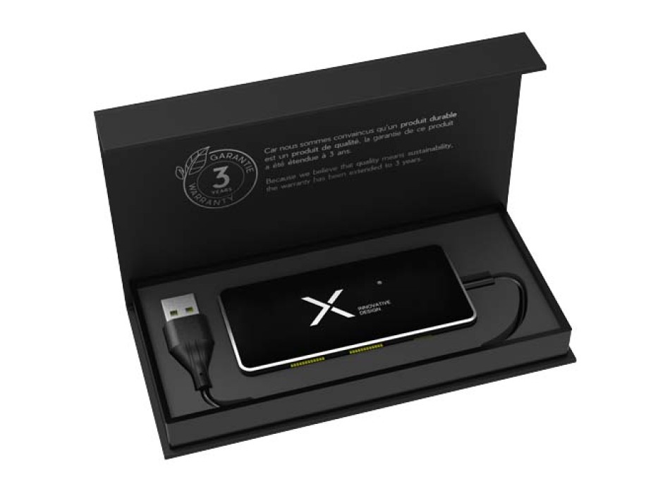 Hub USB 8 in 1 con doppio ingresso e 6 porte SCX.design H20