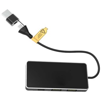 Hub USB 8 in 1 con doppio ingresso e 6 porte SCX.design H20